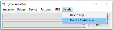 revoke certificates cydia impactor